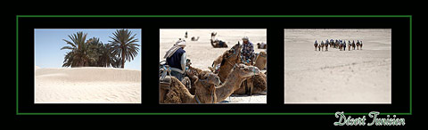 poster panoramique : désert tunisien