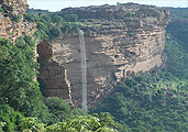 poster panoramique paysage du pays Dogon au Mali - photo