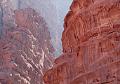 poster panoramique falaises et roches en jordanie